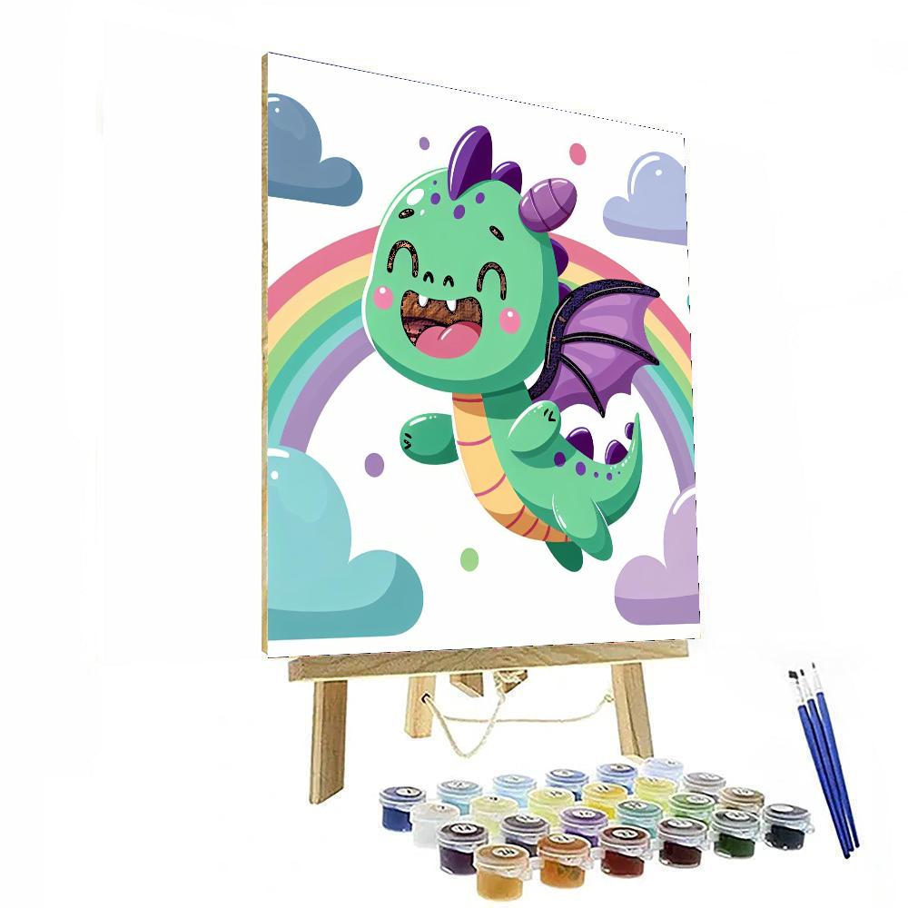 Silly Dragon Adventure Painting By Numbers Kit