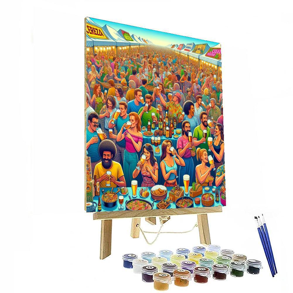 Cerveza Festival - Costa Rica Paint By Numbers Kits