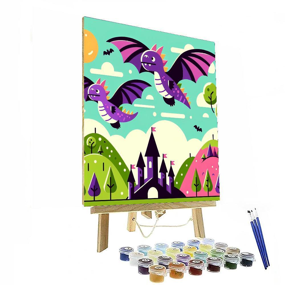 Dreamy Dragons Numbered Painting Kits