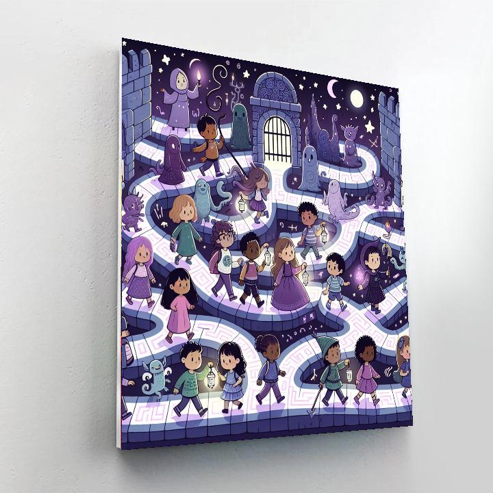 Mystical Maze Challenge Paint By Number