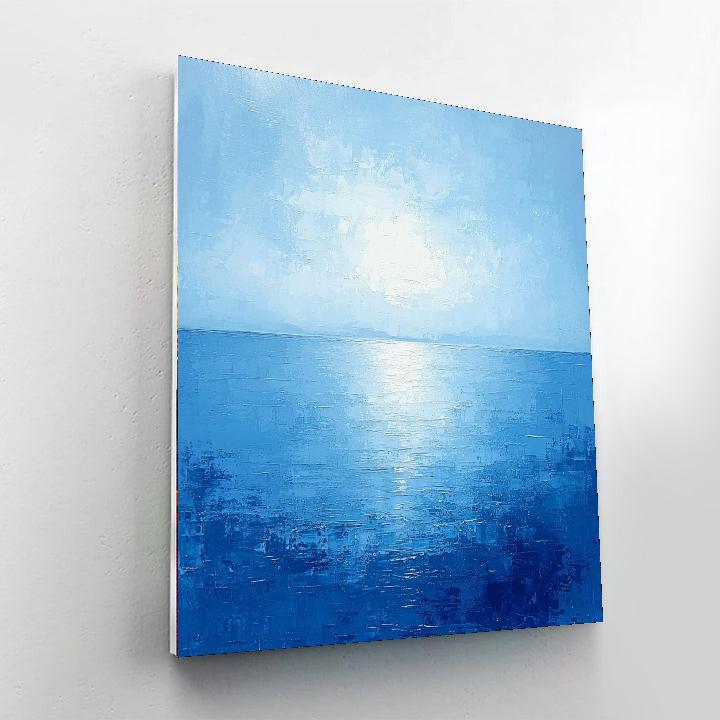 Georges Seurat Inspired Celestial Waters  Paint By Numbers Art