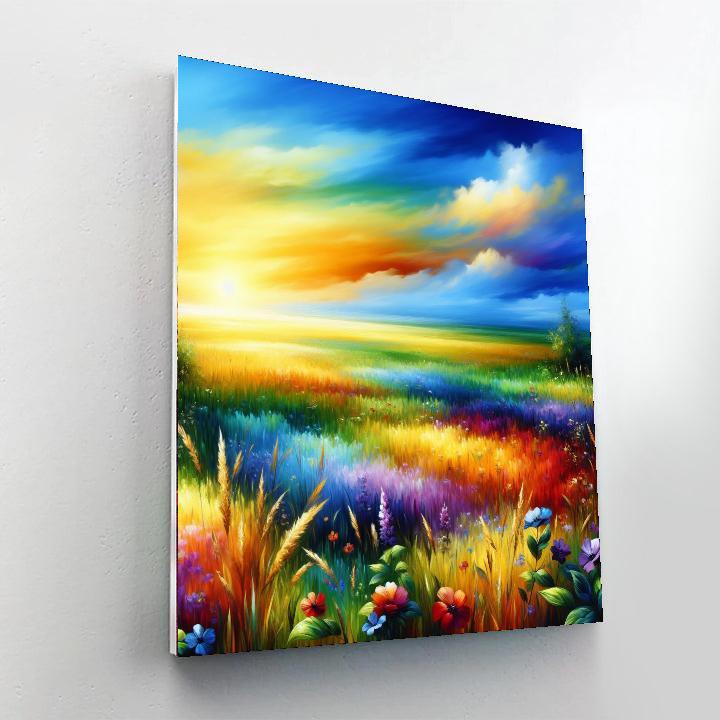 Summer Meadow Glory Numbered Painting Kits