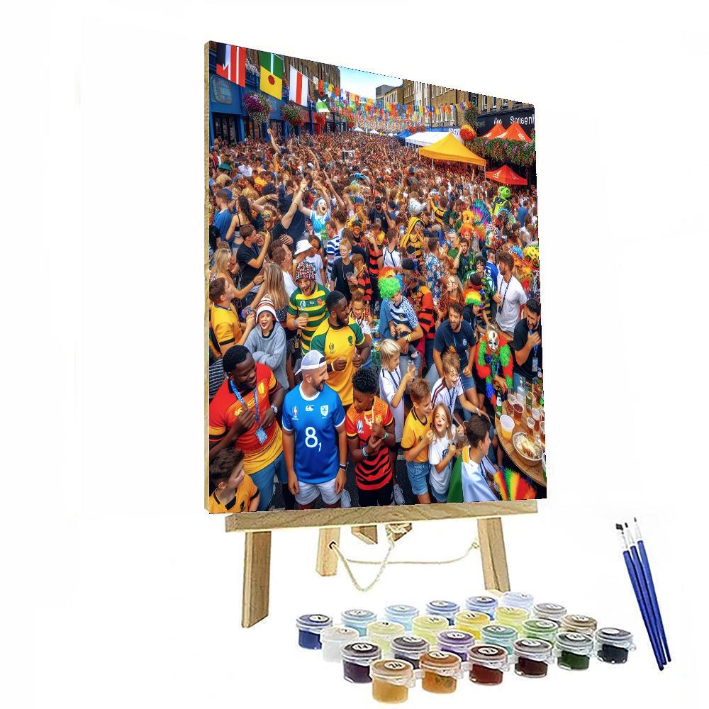 Rugby World Cup Festival Paint By Numbers Art