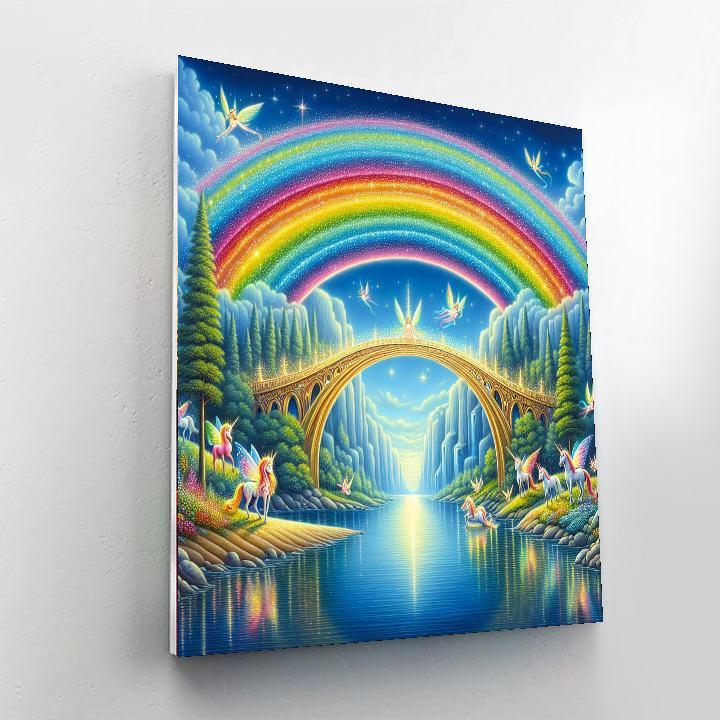 Rainbow Bridge Wonders Paint By Number