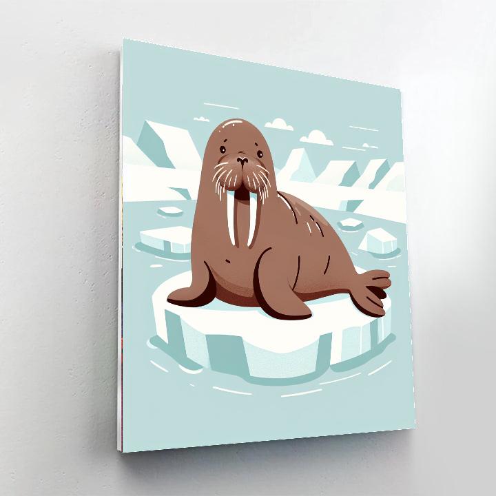 Wondrous Walrus Paint By Number