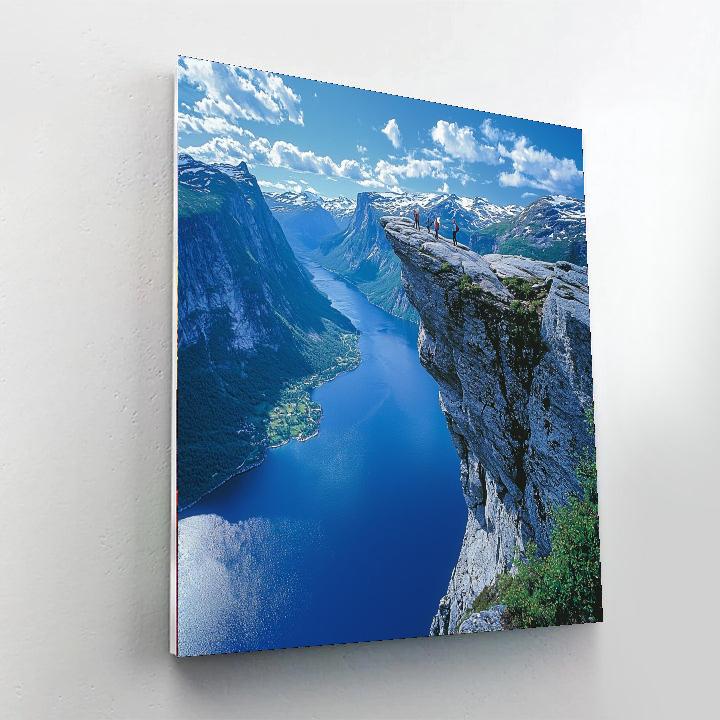 Trolltunga - Vestland Number Painting