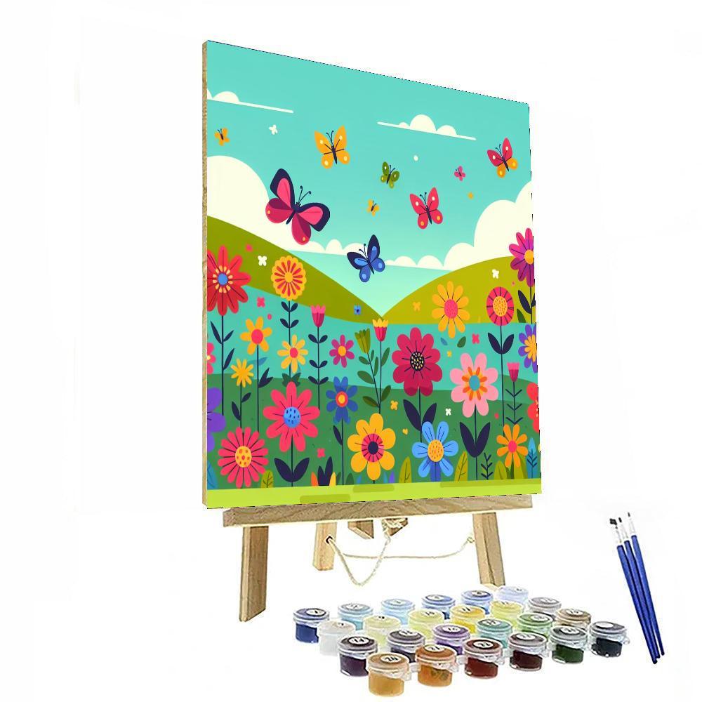 Magical Garden Symphony Painting By Numbers Kit