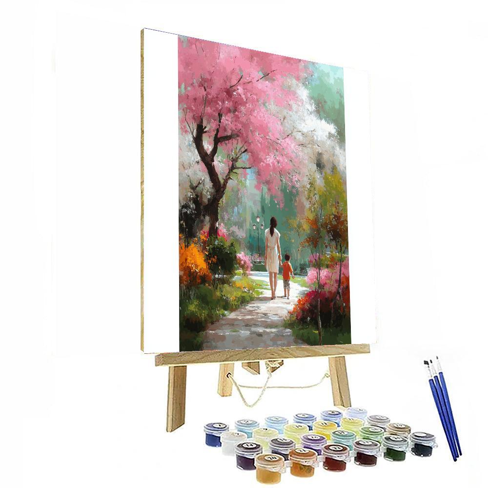 A Walk Through The Blossoms Paint By Numbers Kits
