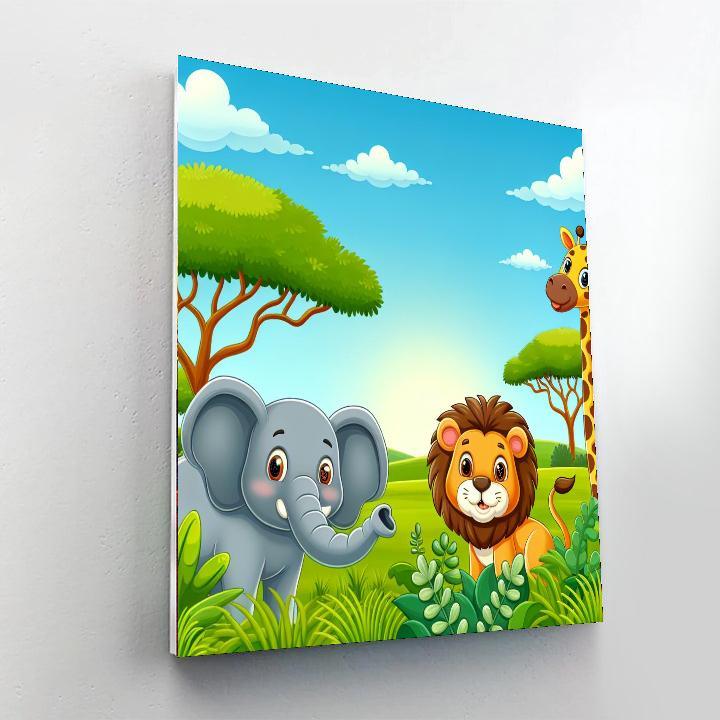 Adventures In The Wild Paint By Numbers Art
