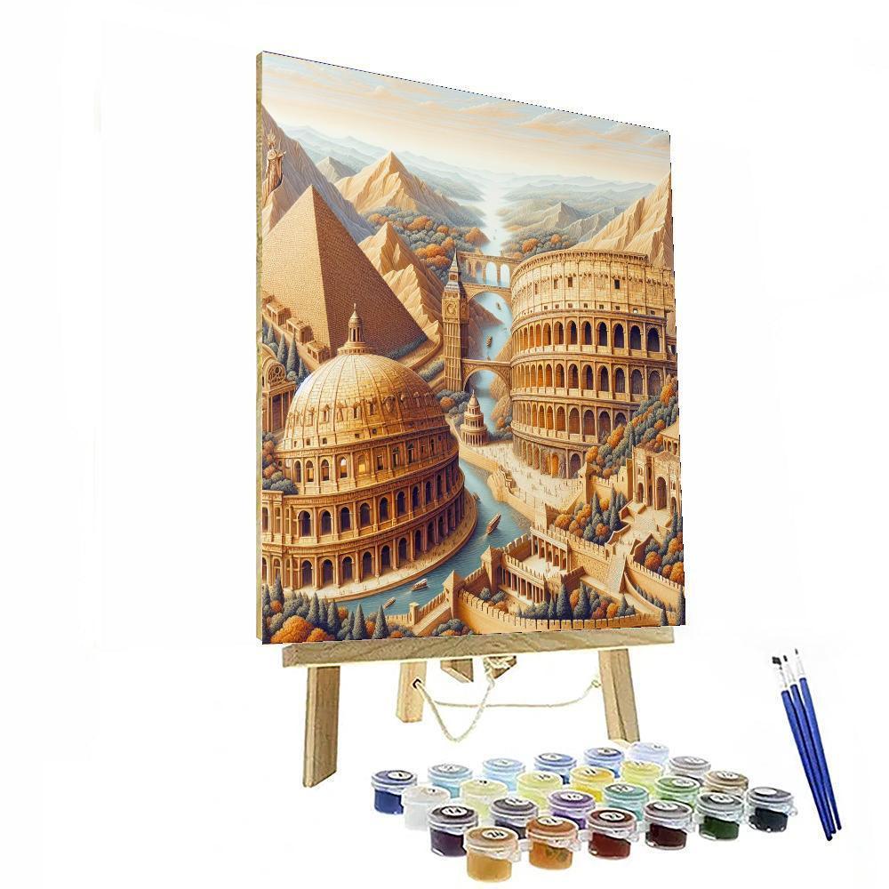 Historical Wonders Of The World Paint By Number