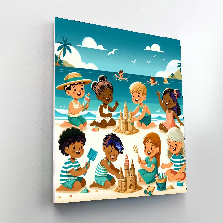 Beach Bonanza Number Painting