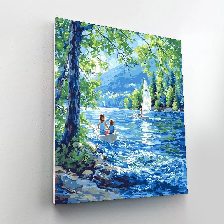 Sailing Together Painting Number Kit