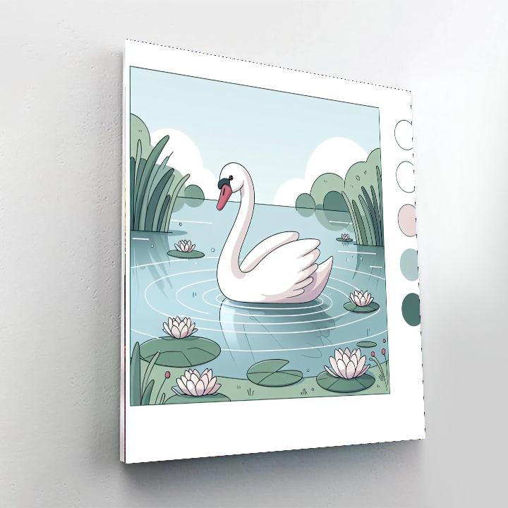 Swan's Pond Serenity Numbered Painting Kits