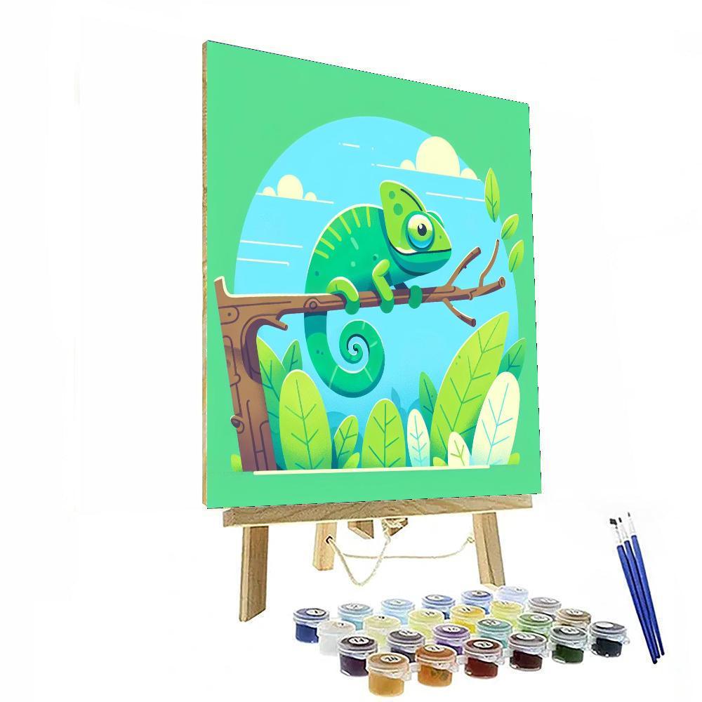 Charming Chameleon Change Paint By Color