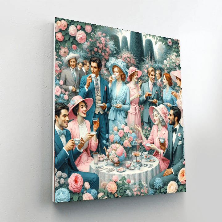 Elegant Garden Party Paint By Numbers Kits