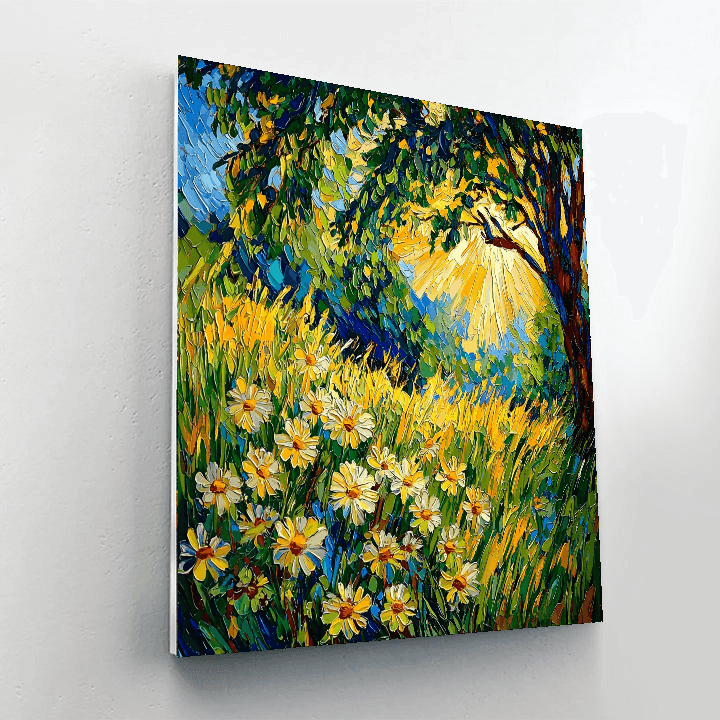 Vincent Van Gogh Inspired Serene Sunlit Meadow  Paint By Numbers Kits