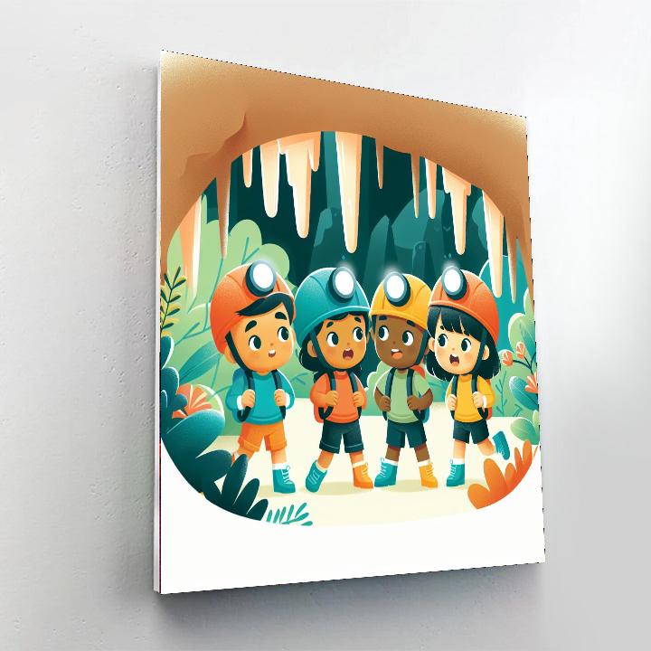 Spelunking Fun Number Painting