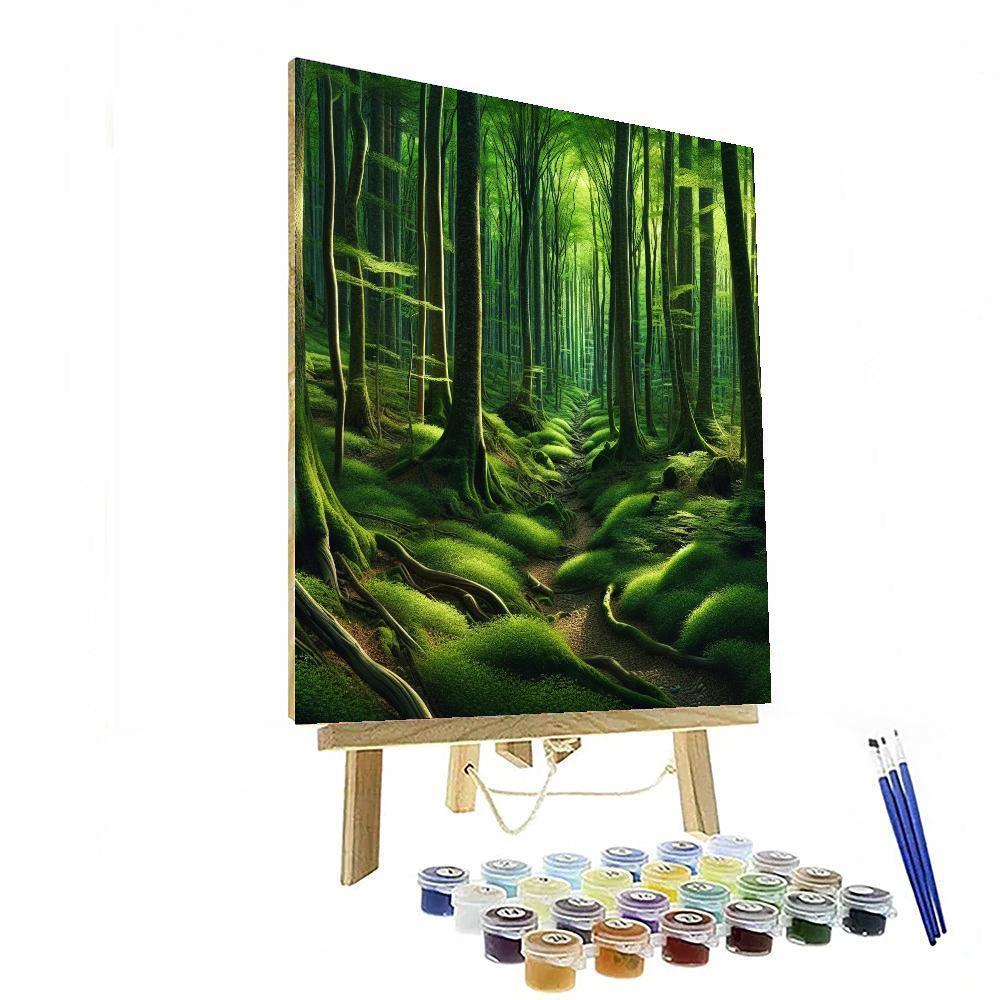 Hidden Forest Sanctuary Painting By Numbers Kit