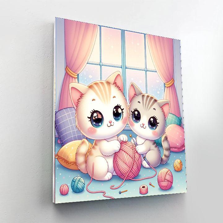 Sweet Kittens Paint By Numbers