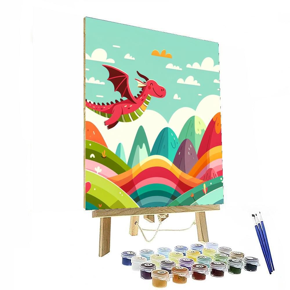 Dragon’s Dream Flight Painting By Numbers Kit