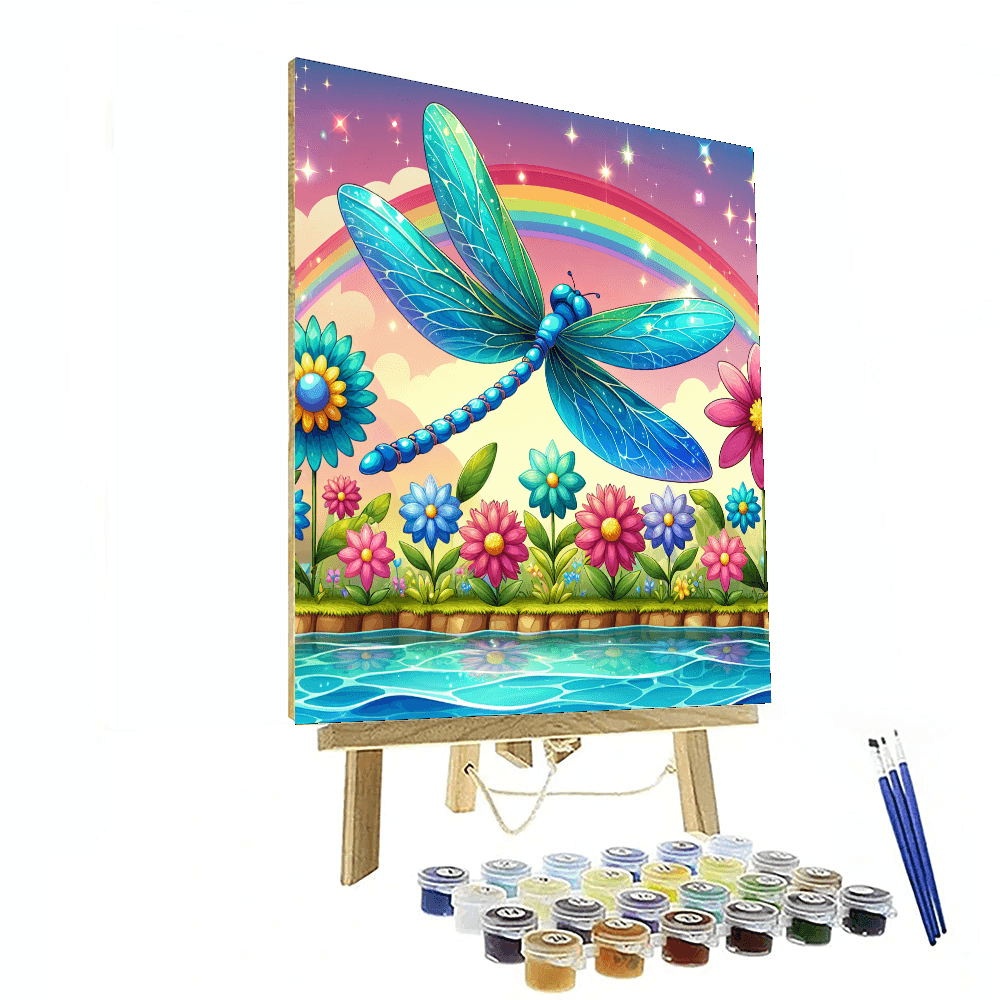 Delightful Dragonfly Painting Number Kit