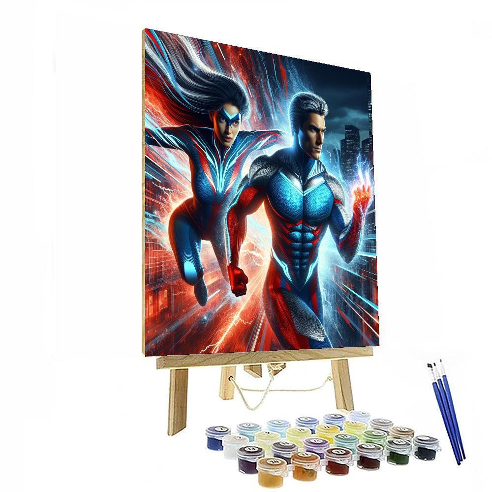 Marvel Heroic Chronicles Painting By Numbers Kit