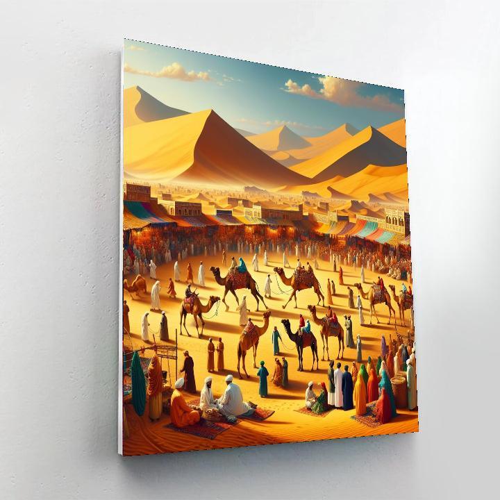 The Jaisalmer Desert Festival - India Painting By Numbers Kit