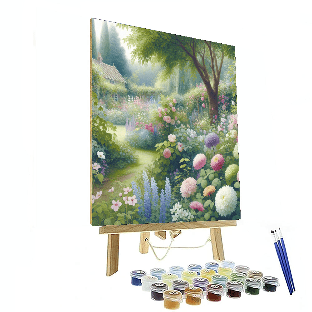 Cottage Garden Bliss Paint By Numbers