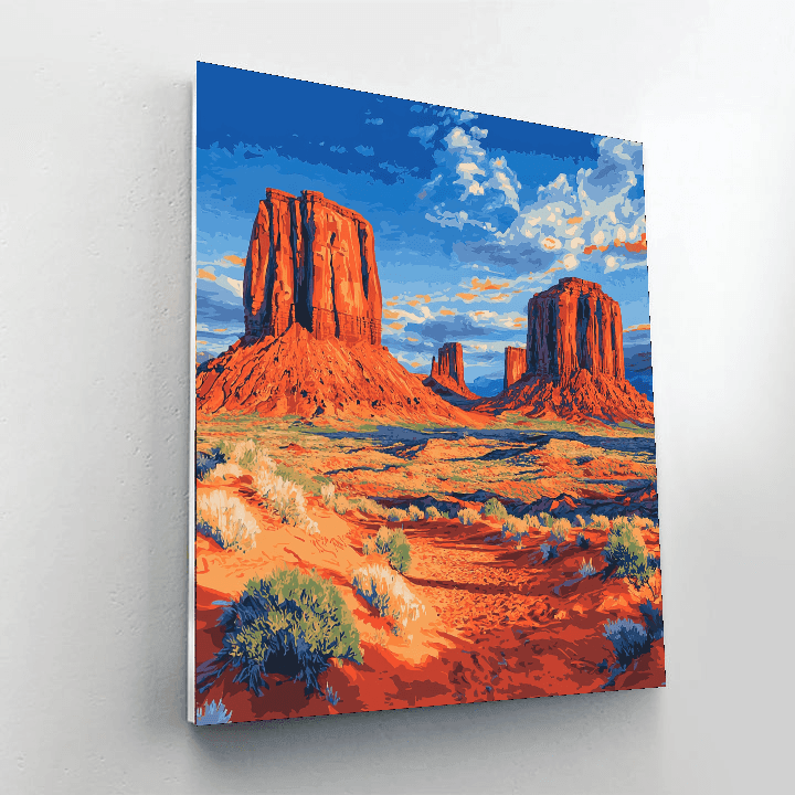 Monument Valley Buttes Paint By Numbers Kits