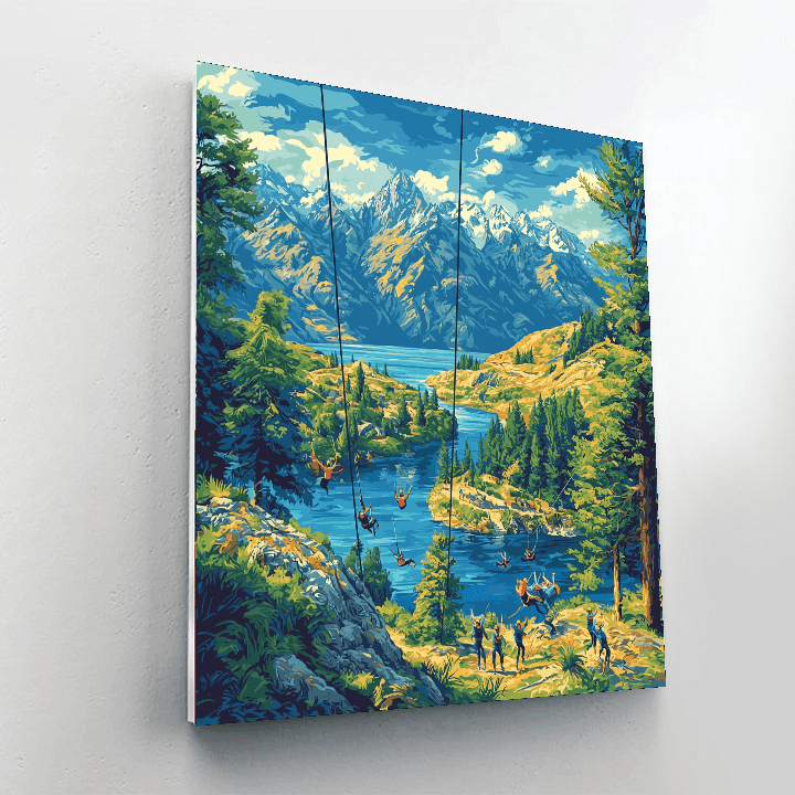 Queenstown Adventure Park Paint By Numbers