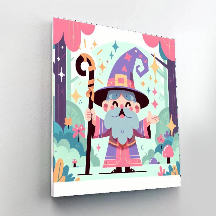 Mystic Wizards Paint By Numbers Art
