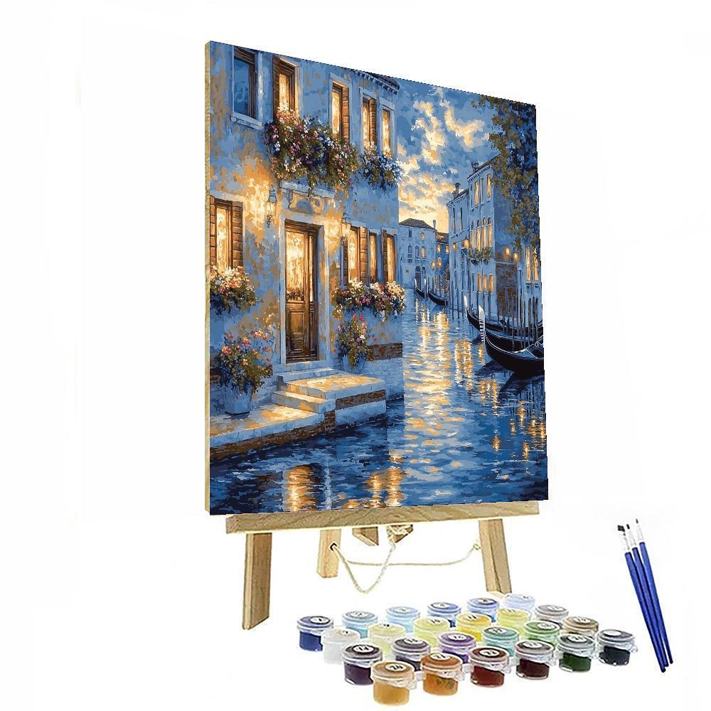 Johannes Vermeer Inspired Venetian Reflections  DIY Paint By Numbers