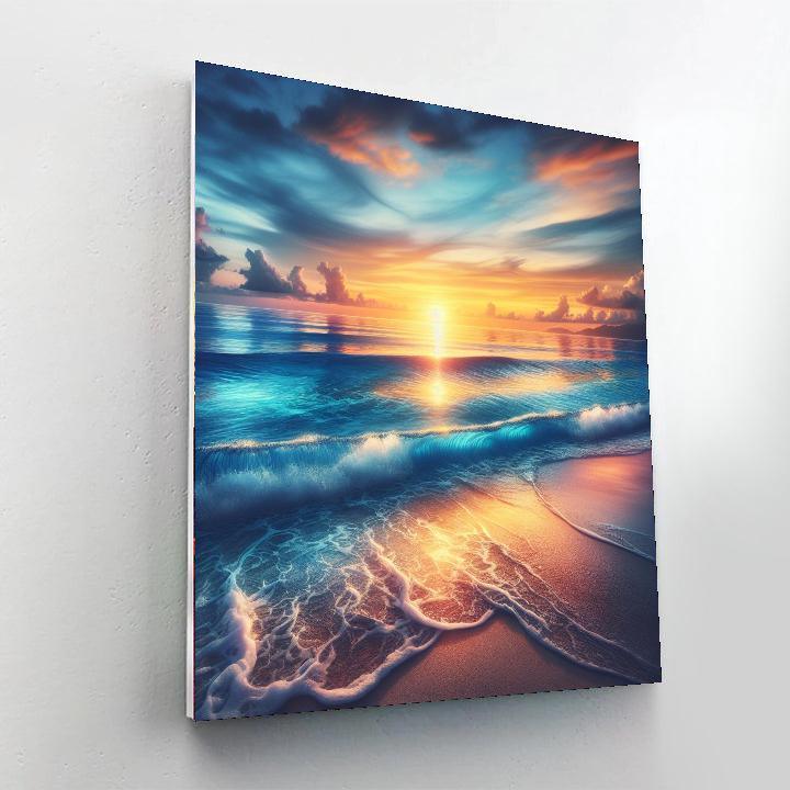 Glistening Ocean View Paint By Numbers Kits