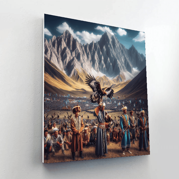 Golden Eagle Festival - Mongolia Paint By Numbers Kits