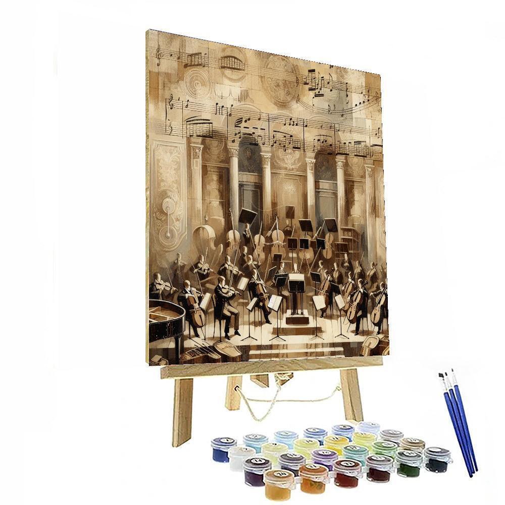 Classical Music Harmony Painting By Numbers Kit