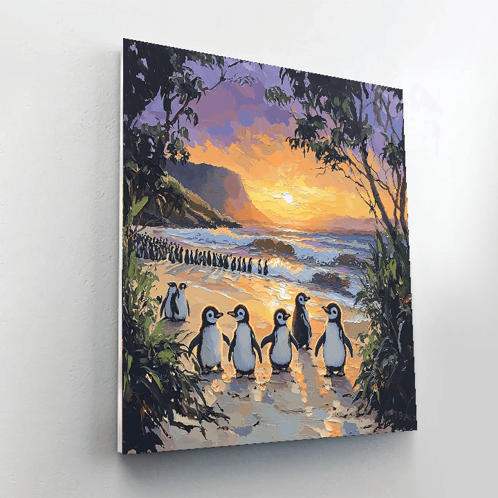 Penguin Parade - Phillip Island Paint By Numbers Kits