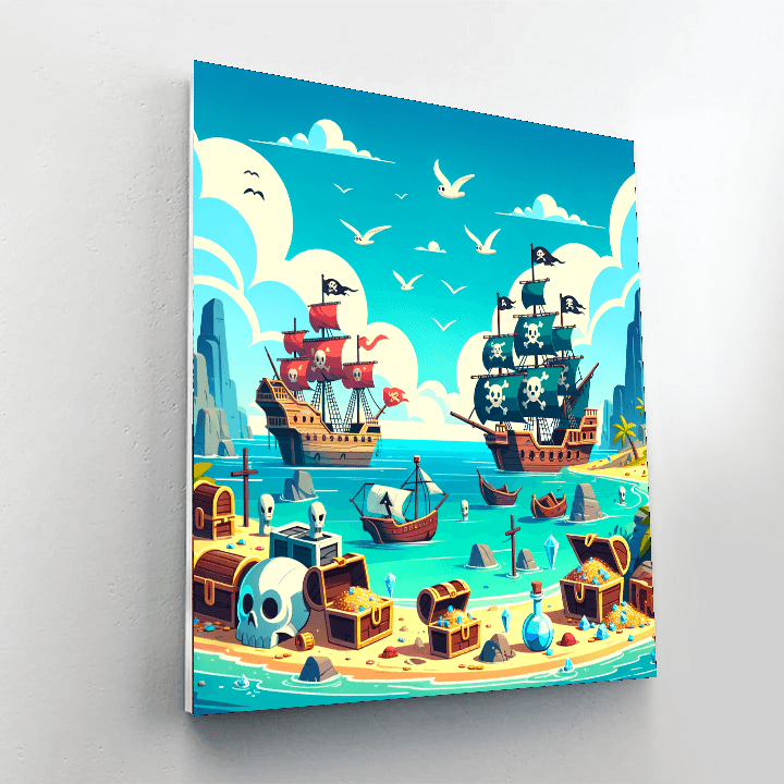 Pirate Cove Paint By Number