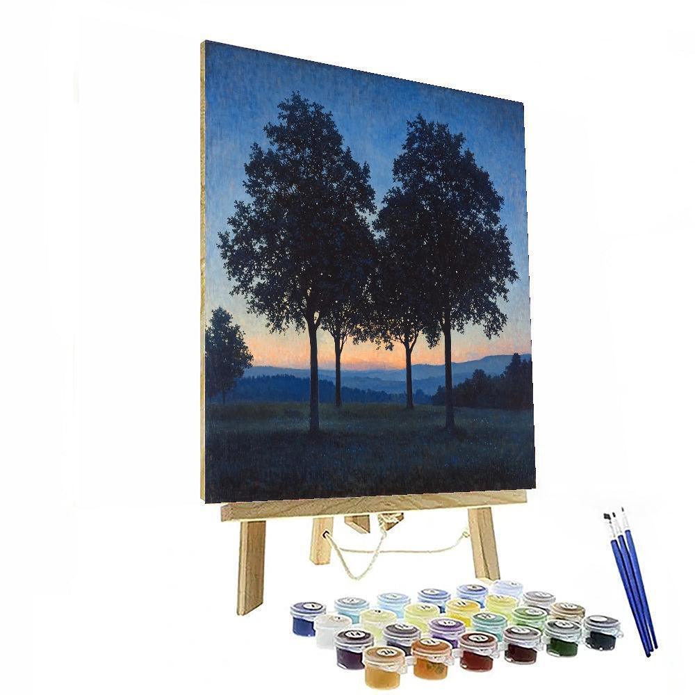 Caspar David Friedrich Inspired Wilderness Twilight  Paint By Numbers Kits