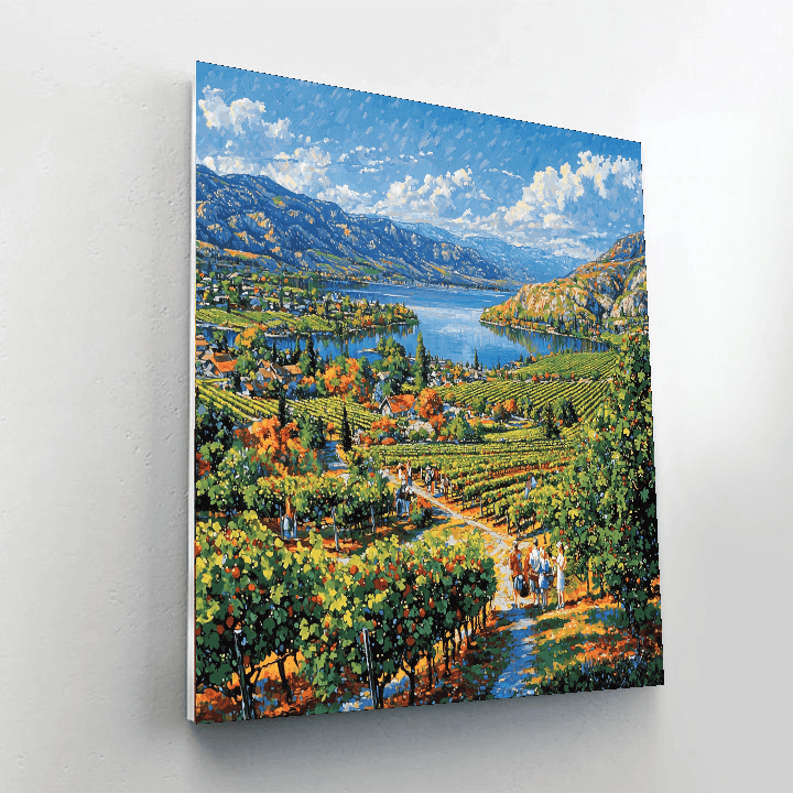 Okanagan Valley DIY Paint By Numbers