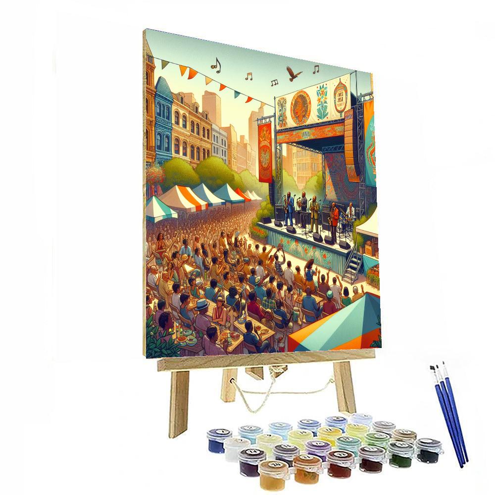 Montréal International Jazz Festival Paint By Numbers Kits