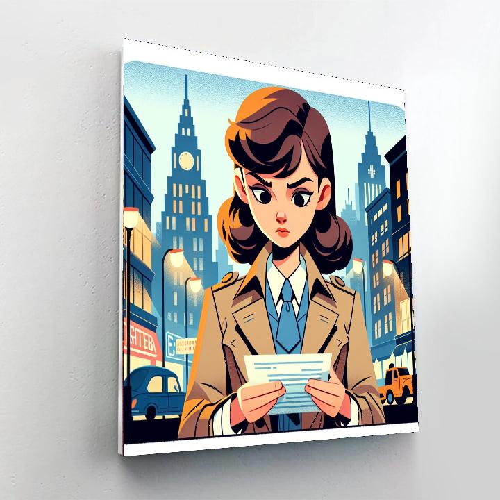 City Detective Mystery Paint By Numbers Kits