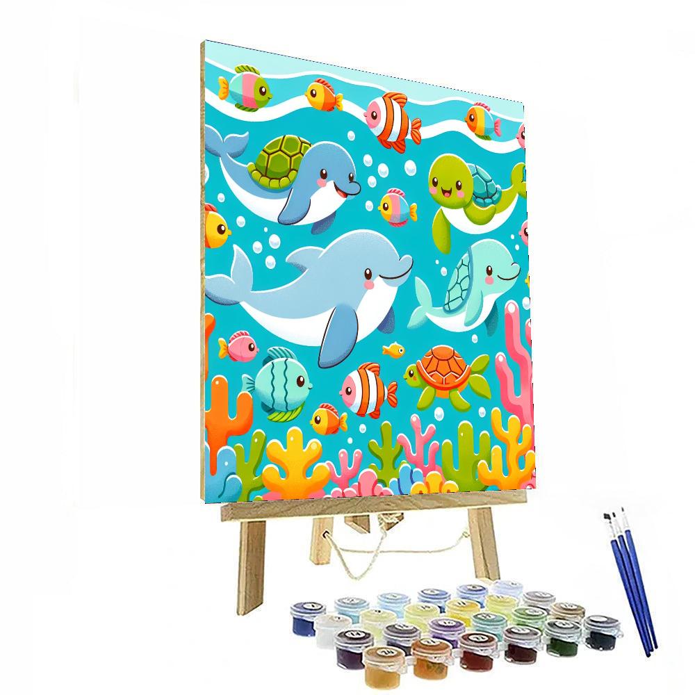 Artistic Ocean Numbered Painting Kits