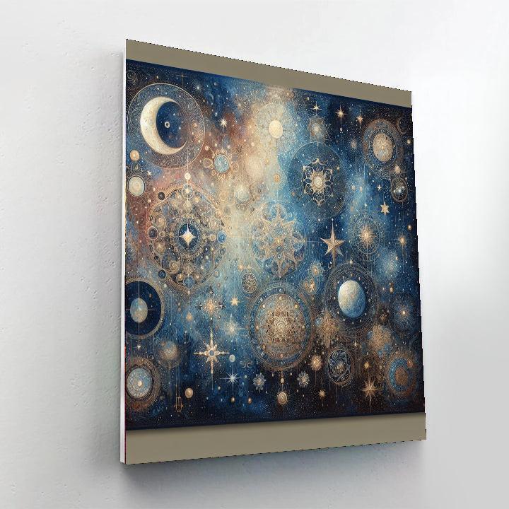 Celestial Dreams Tapestry Paint By Color