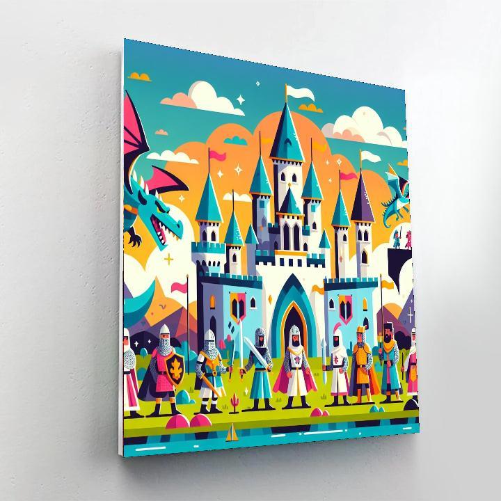 Magical Castle Mystery Numbered Painting Kits