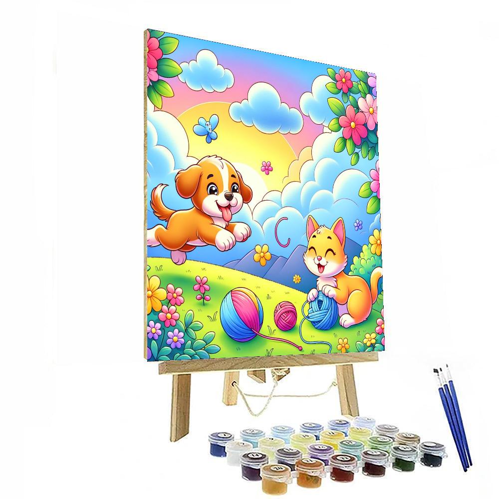 Cuddly Pet Adventure Numbered Painting Kits