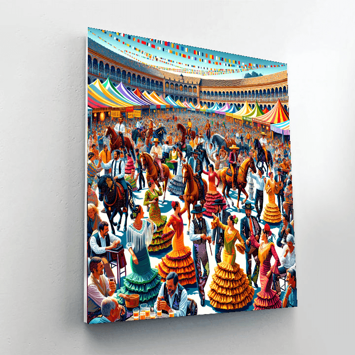 Seville Fair Painting By Numbers Kit