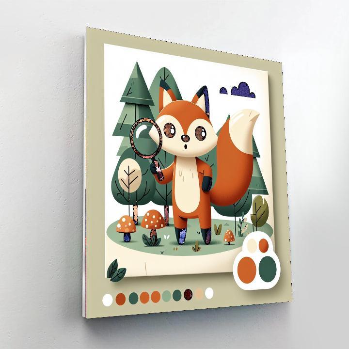 Nature Detective Fox Painting By Numbers Kit