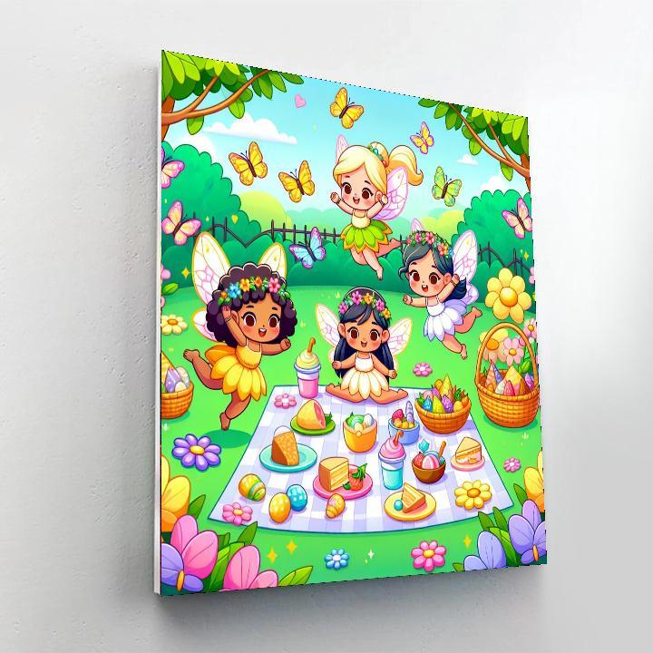 Magical Garden Picnic Numbered Painting Kits