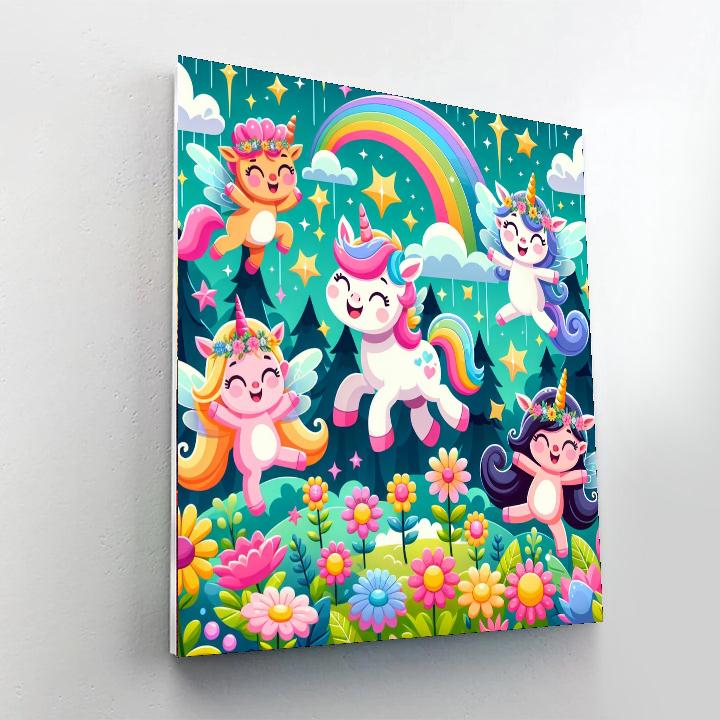 Magical Creatures Of Fantasy Numbered Painting Kits