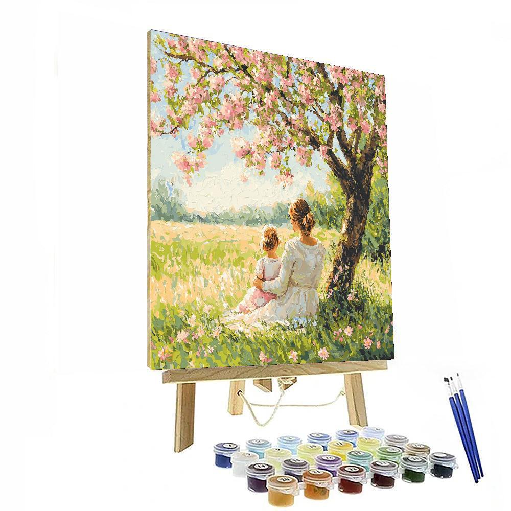 Cherry Blossom Walk Paint By Number